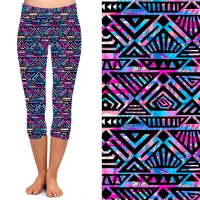 24/7 Capri Leggings – Aztec Wonders