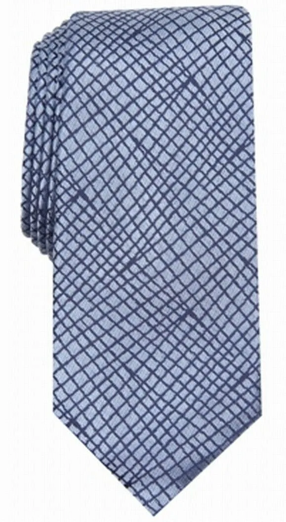 Alfani Men's Slim Abstract Tie Navy Size Regular