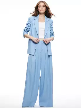 Alice. + Olivia - Scarlet Wide Leg Flare Pant - Chambray