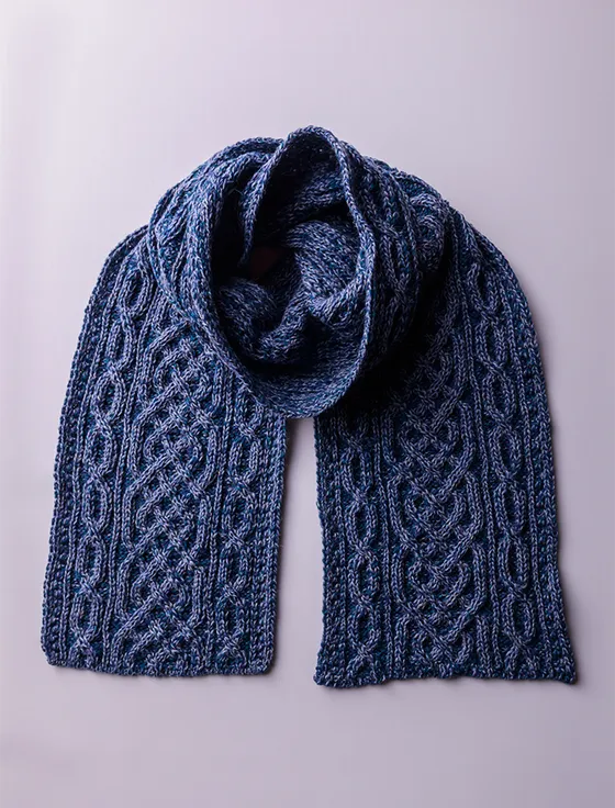 A‎ran Plated Scarf