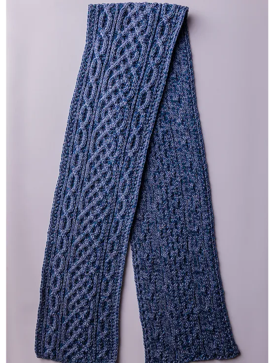 A‎ran Plated Scarf