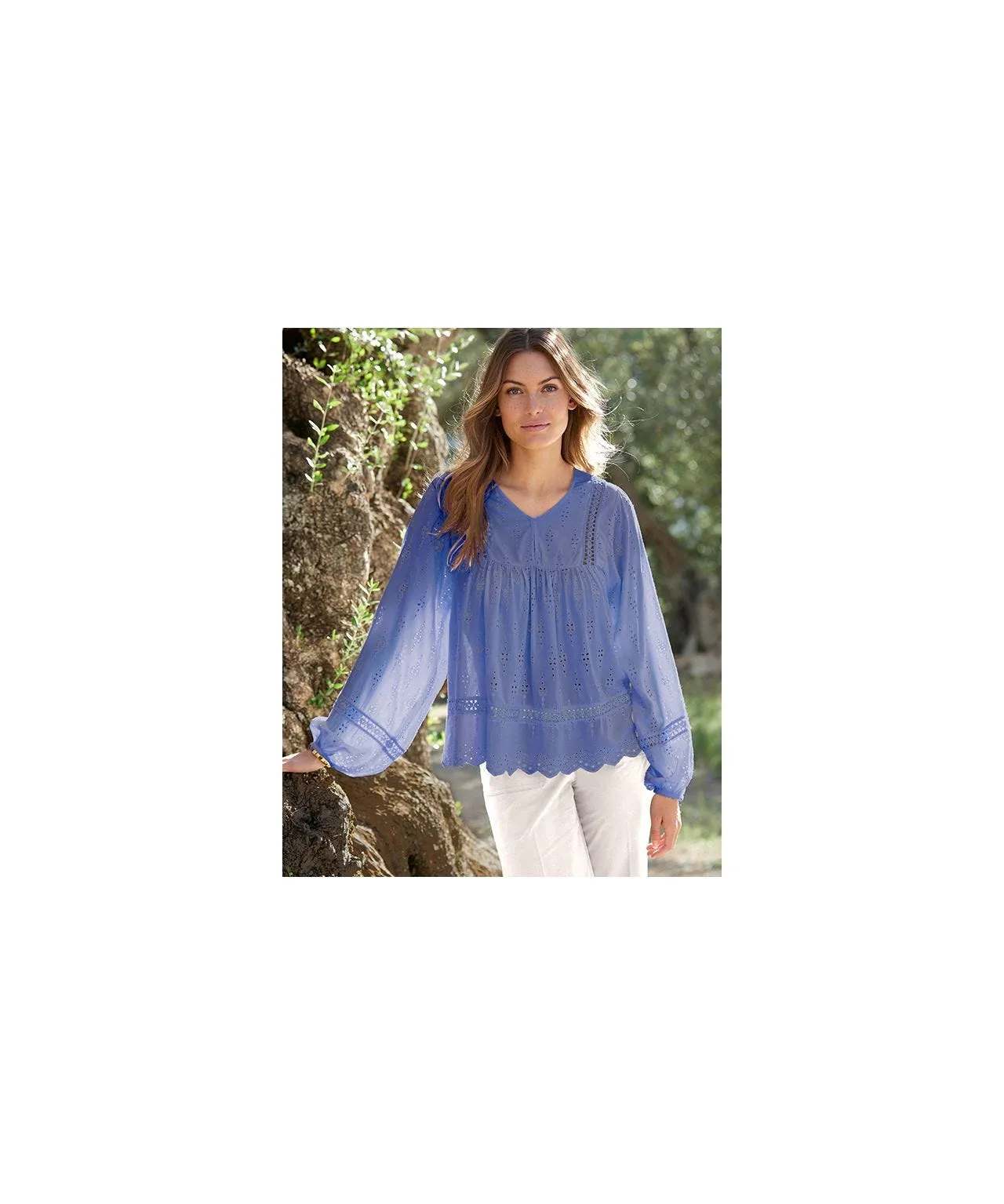 Broderie Anglais Blouse