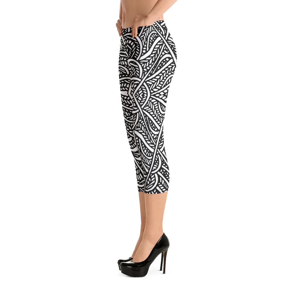 Capri Leggings – Water Eyes