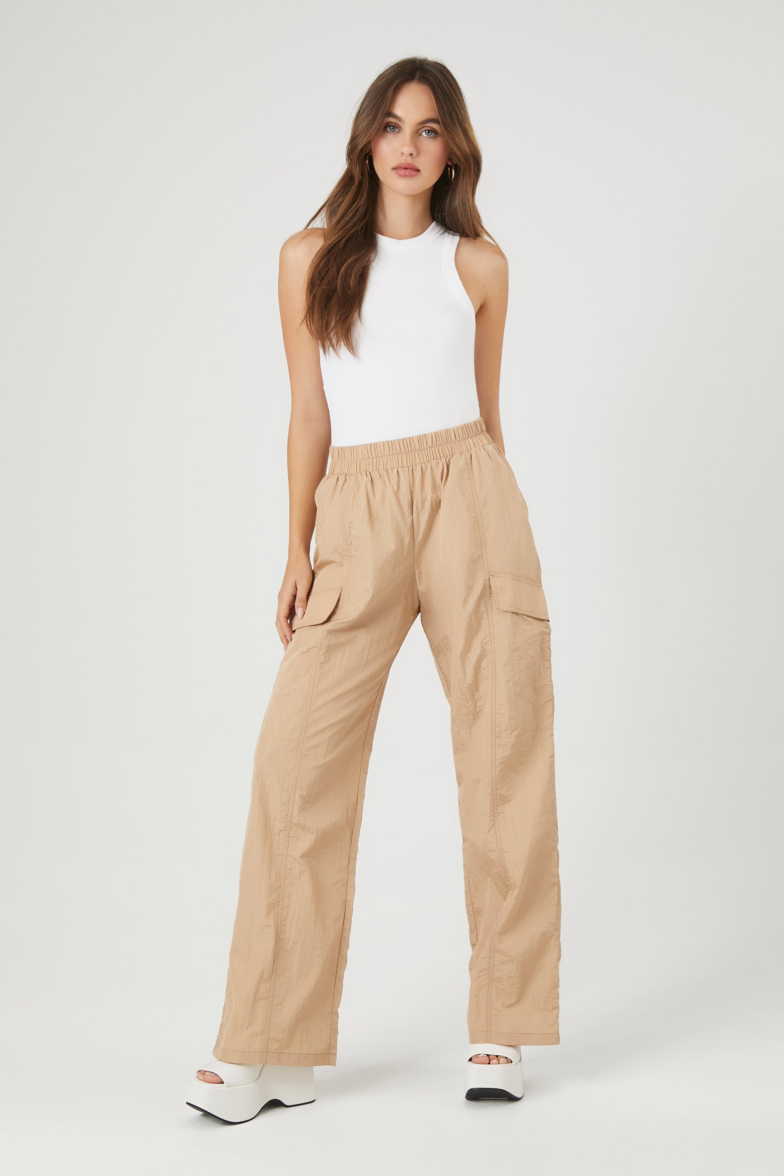 Cargo Straight-Leg Joggers