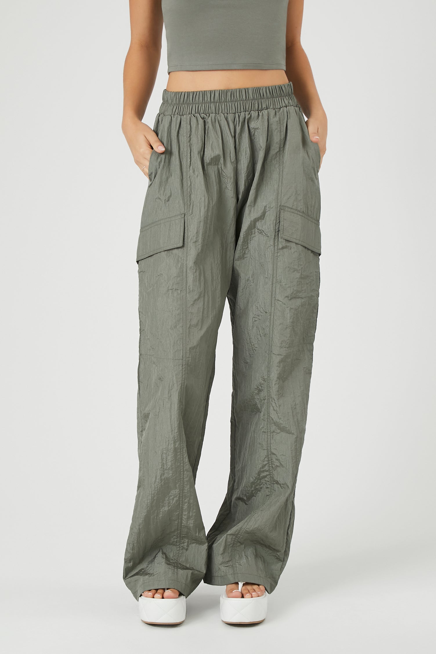 Cargo Straight-Leg Joggers