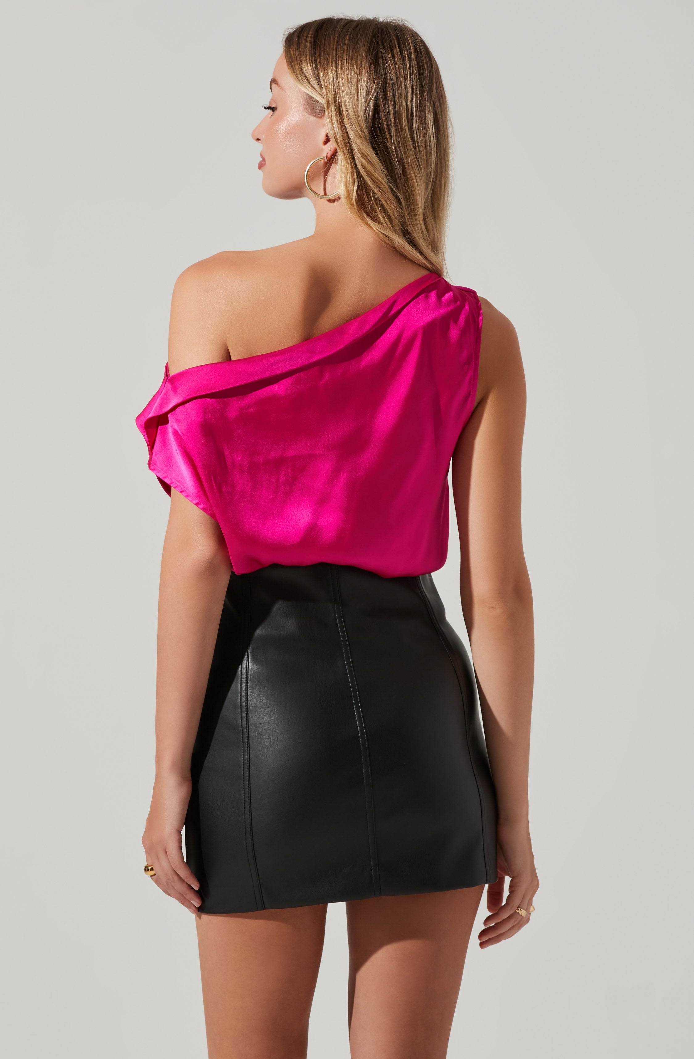 Ceres Satin Off Shoulder Top