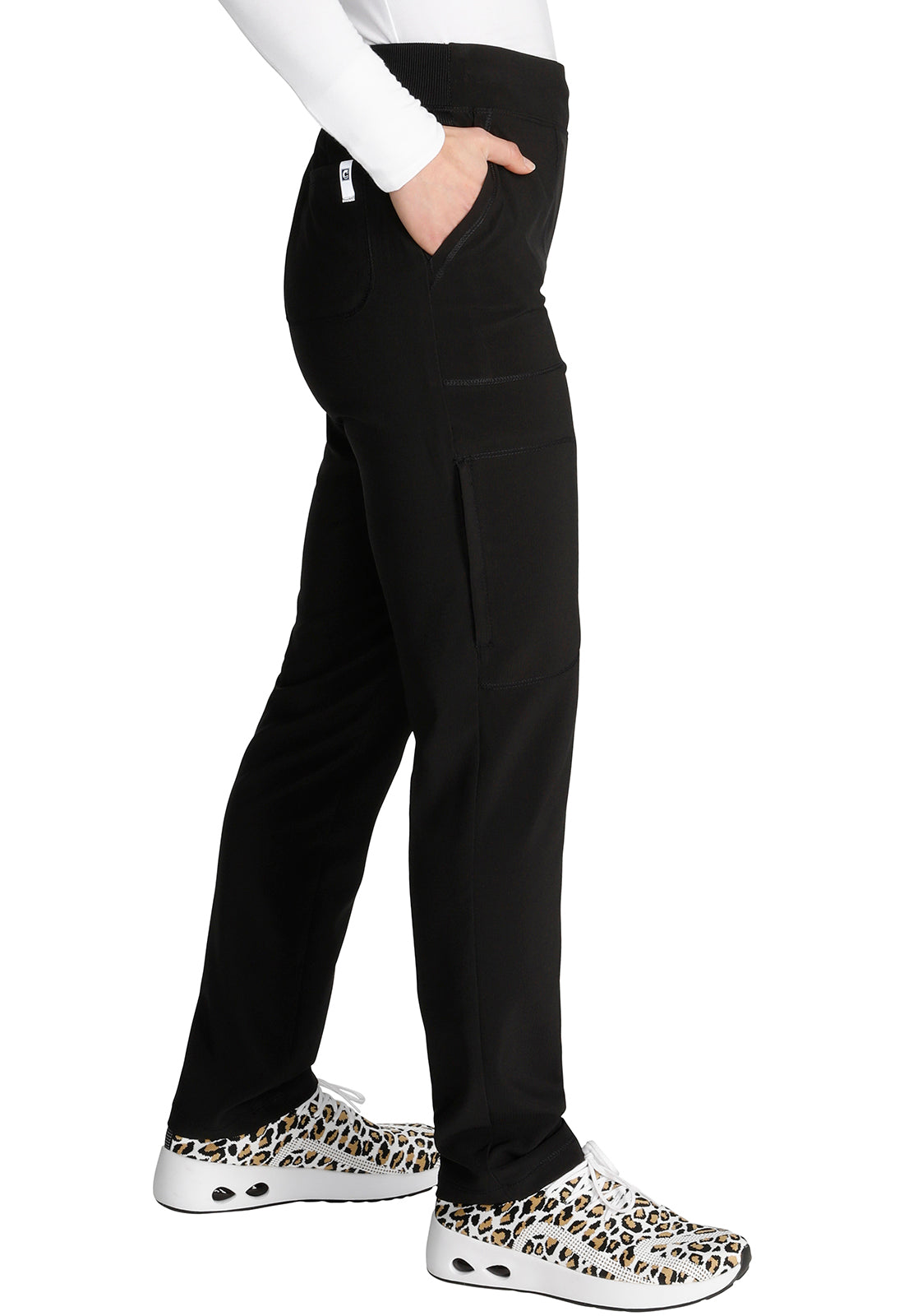 Cherokee CK248 Women's Tapered Leg Pull On Cargo Pant - TALL