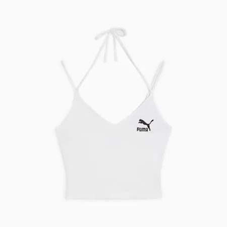 CLASSICS Women's Ribbed Crop Top | PUMA White | PUMA Shop All Puma | PUMA 