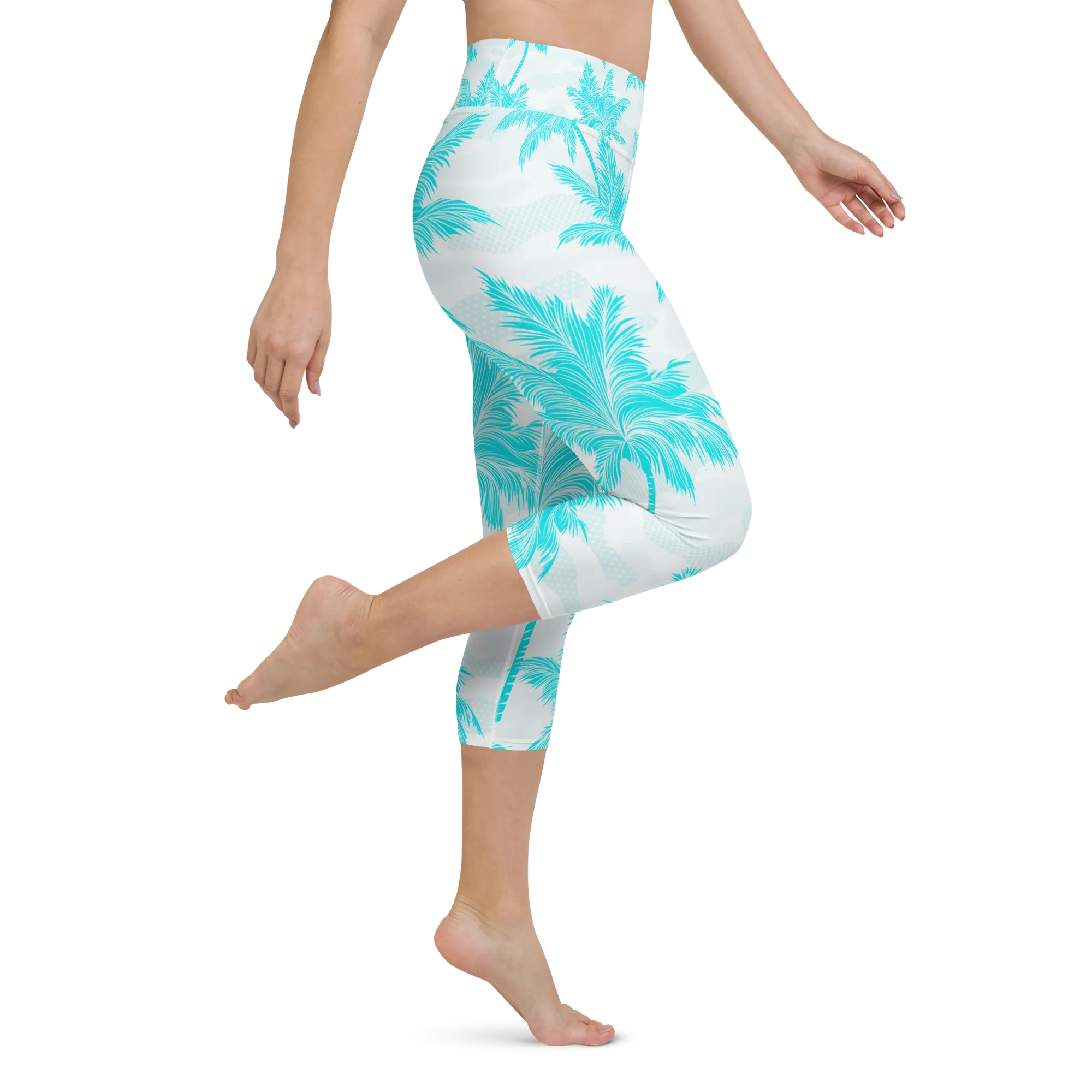 CoastFlex Sport Palm Club Capri Leggings