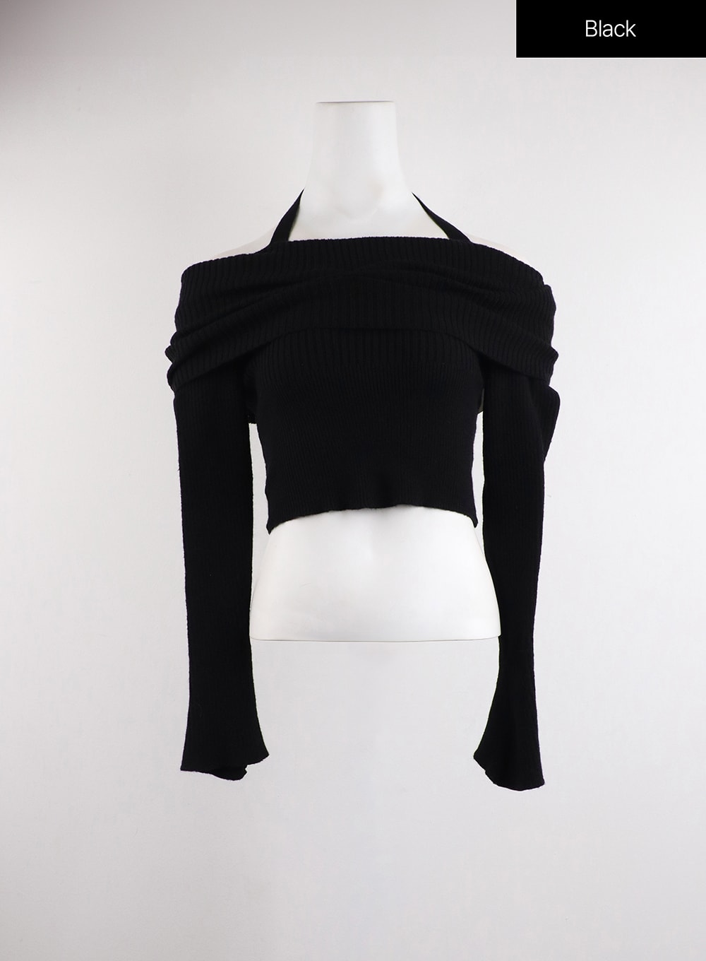 Cozy Off-Shoulder Asymmetrical Knit Top CJ417