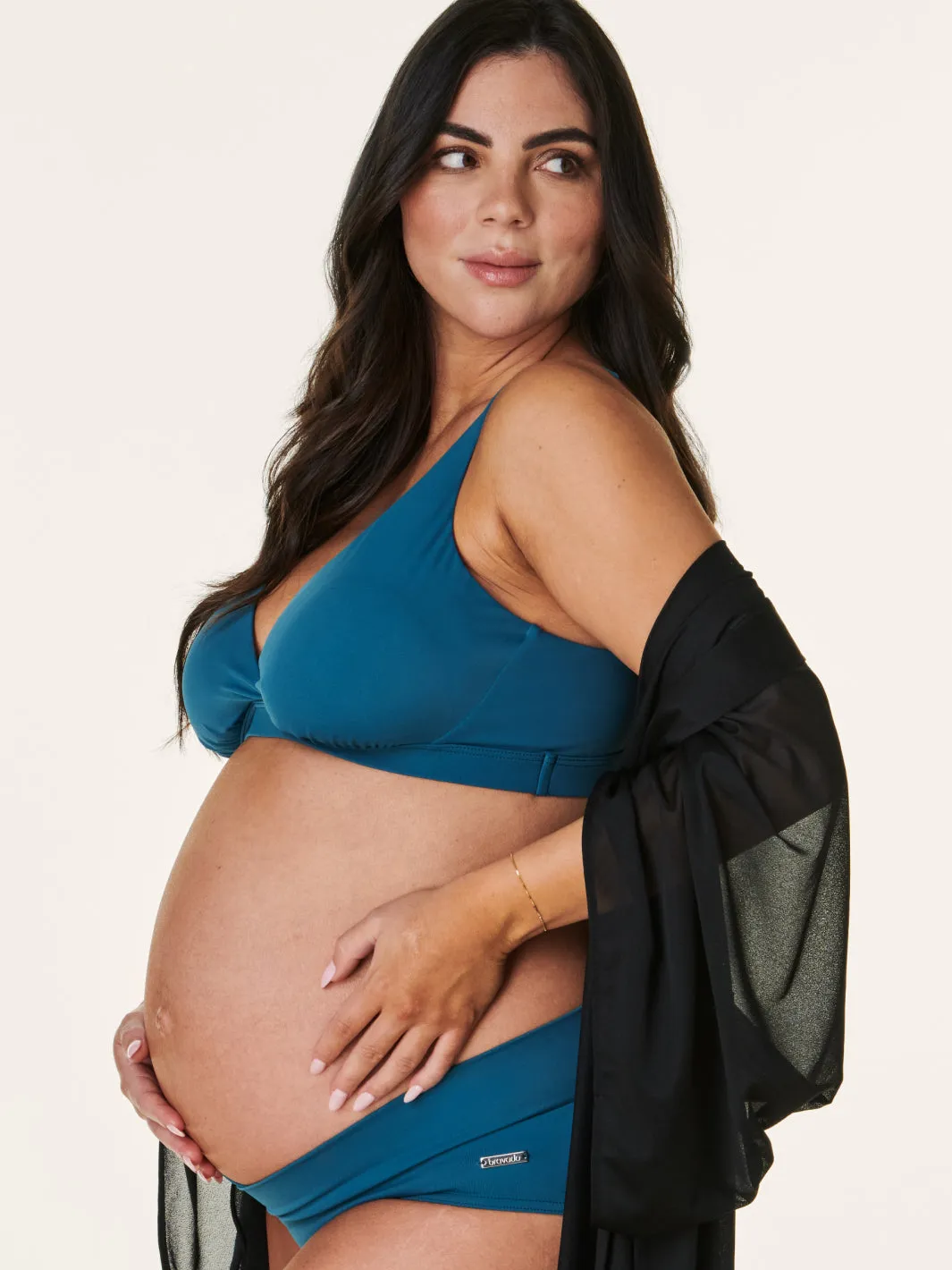 Crossover Maternity & Nursing Swim Top