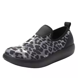 Eden White Leopard Shoe