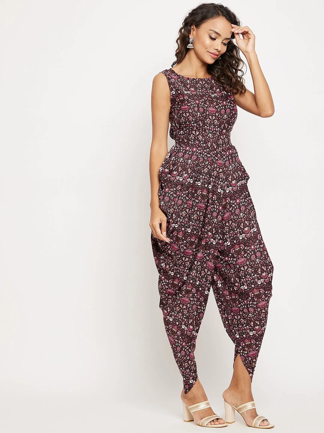 Elasticated Ethnic Dhoti Jumpsuit