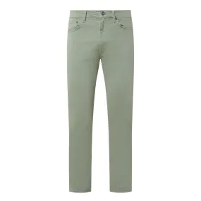 GANT Desert Mid-Rise Straight Leg Trousers - Light Green