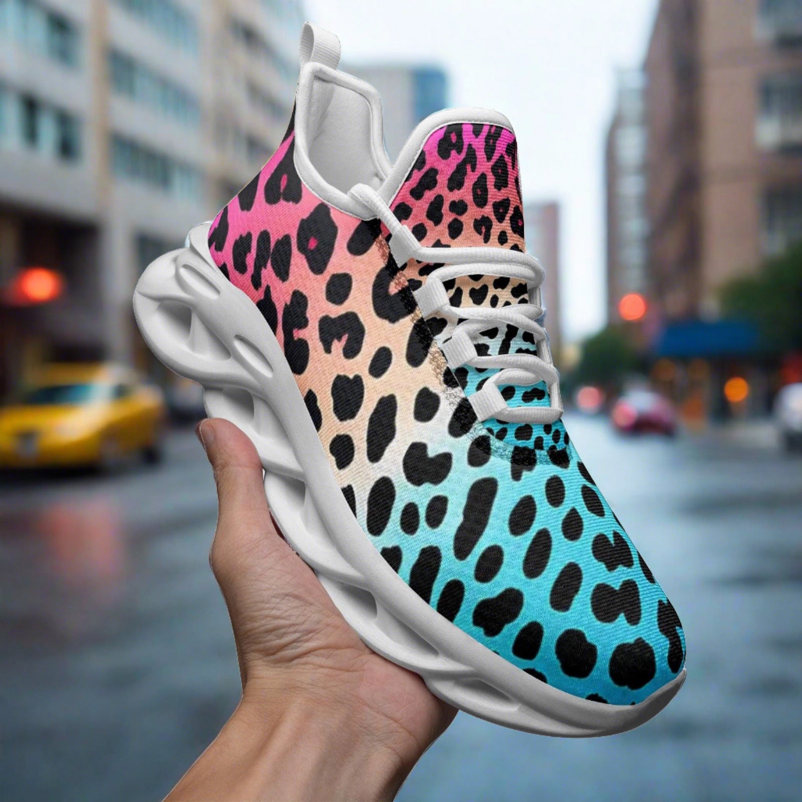 Gradient Leopard Print