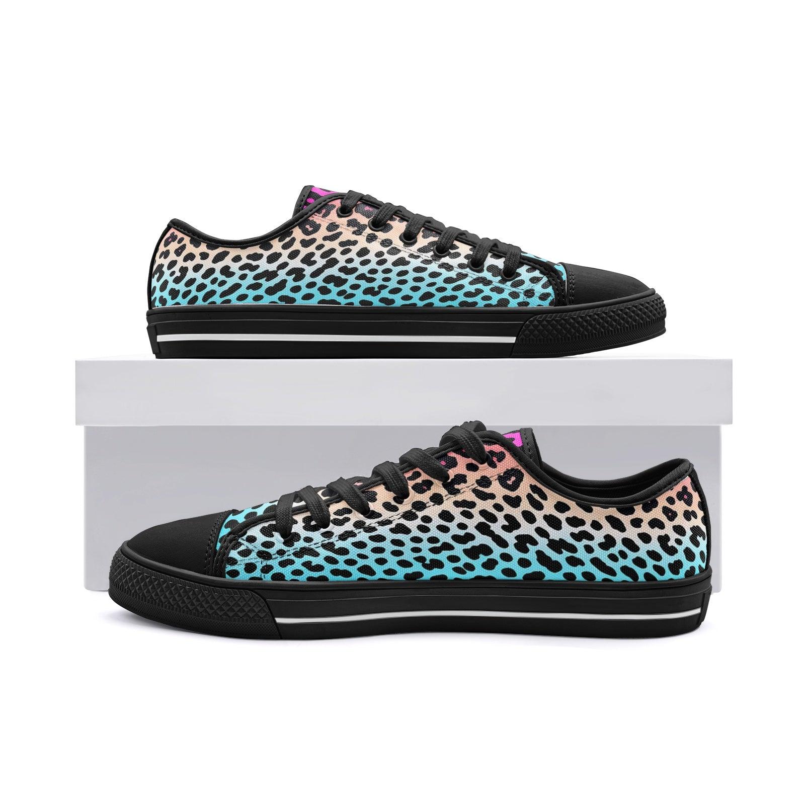 Gradient Leopard Print