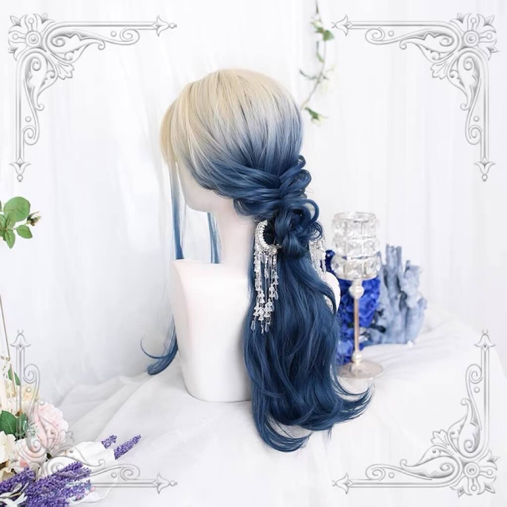 Ins Lolita daily gentle long curly wig BY4073