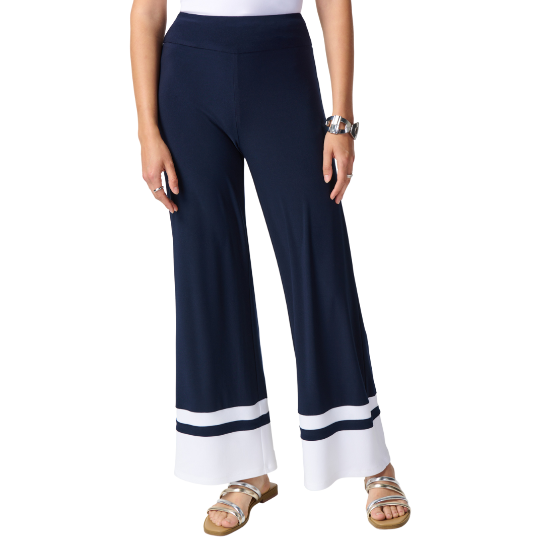 Joseph Ribkoff - Two Tone Wide Leg Pants