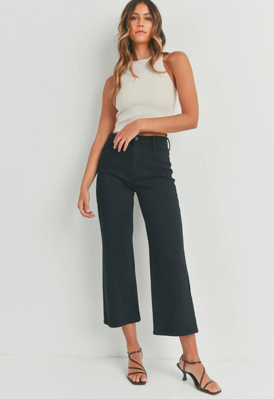 Just Black - Trouser Wide Leg Black