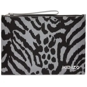 Kenzo x Kansai Yamamoto Leopard Print Document HolderAnthracite