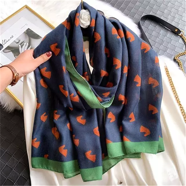 Knight Chess Print Women Scarves