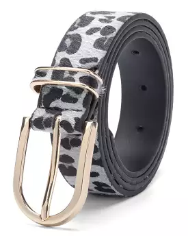 Leopard Print Belts