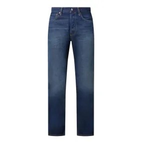 LEVIS 501 Mid-Rise Straight Leg Jeans - Dark Wash