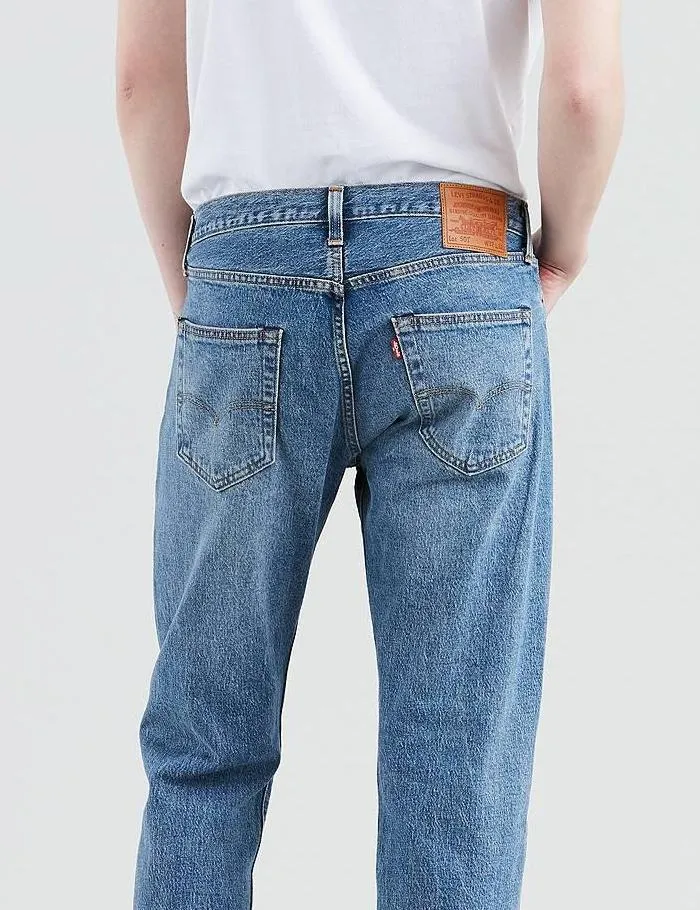 Levis 501 Original Fit Jeans (Straight Leg) - Baywater/Medium Blue