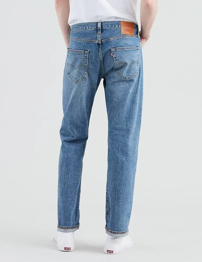 Levis 501 Original Fit Jeans (Straight Leg) - Baywater/Medium Blue