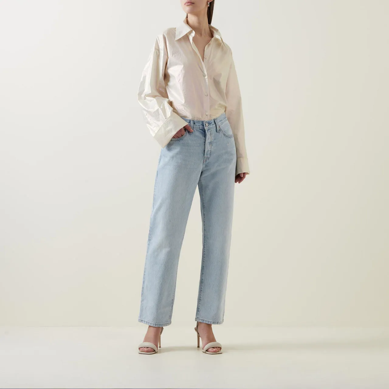 LEVIS 90s 501® Straight Leg Jeans - Light Blue