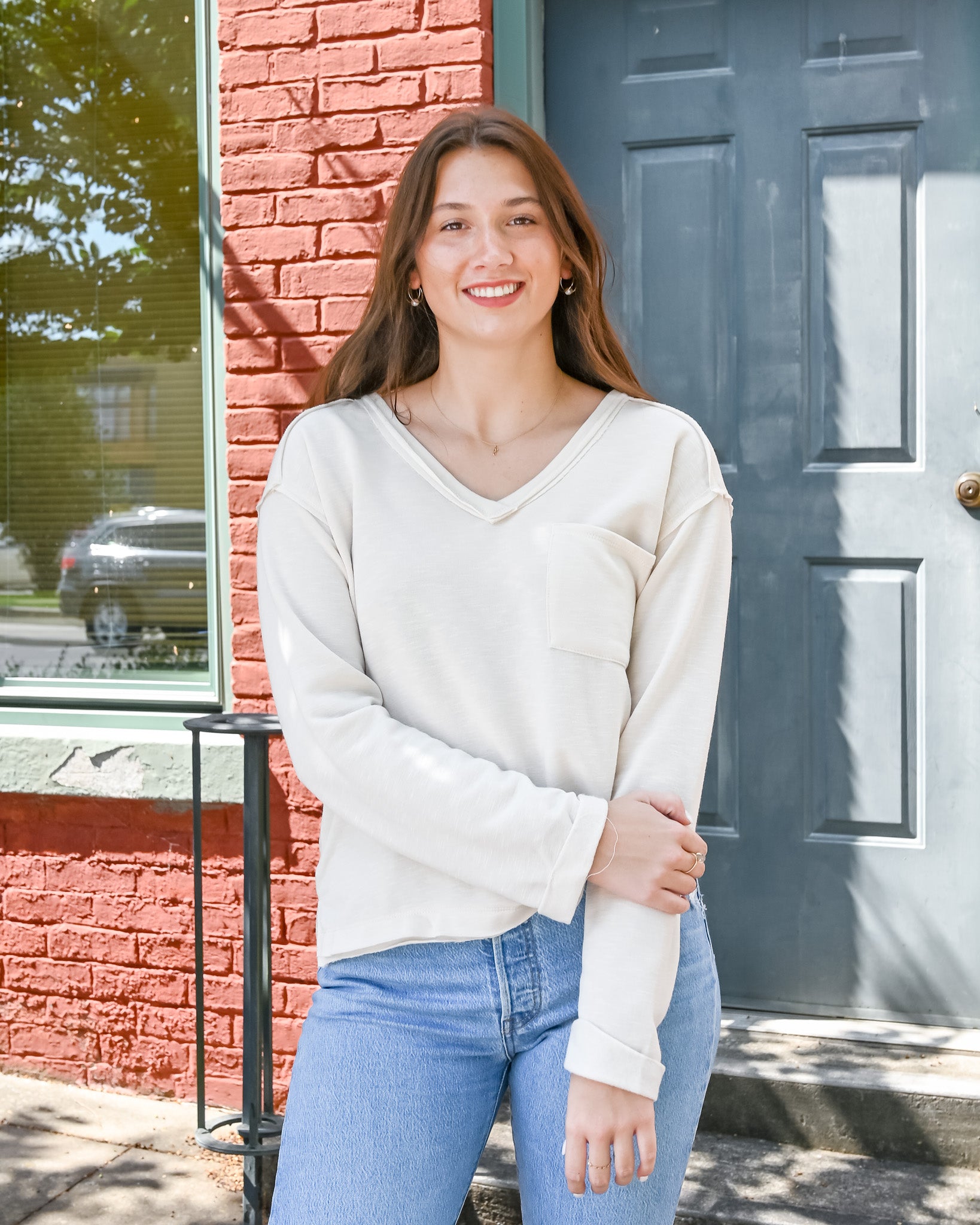 Luxe Comfort V-Neck Top