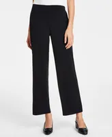 Macy's Jm Collection Women's Knit Wide-Leg Pull-On Pants, Regular & Short Lengths