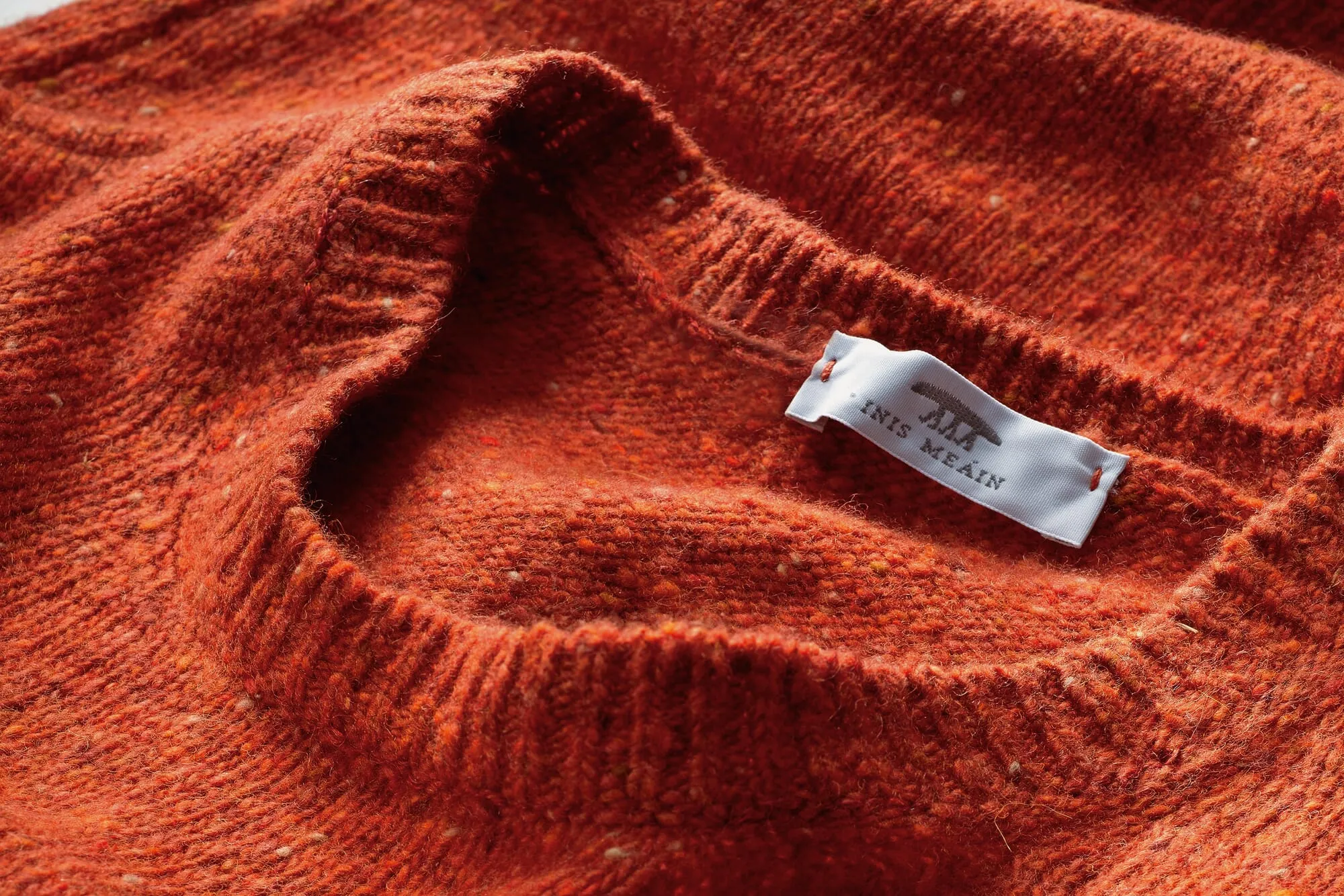 Men sweater Donegal, Orange | Manufactum