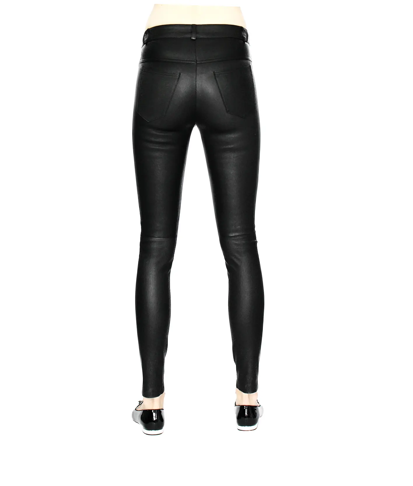 --MLML women’s paris engineered leg leather pants-