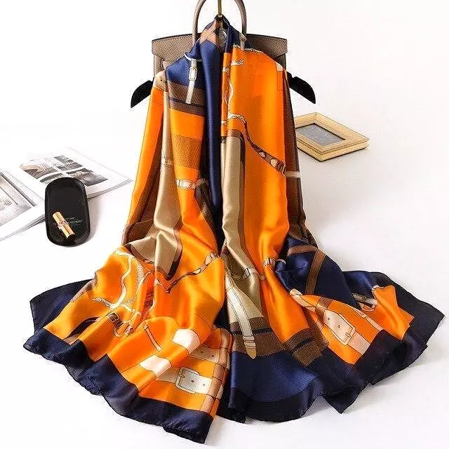 Muffler Silk Scarves