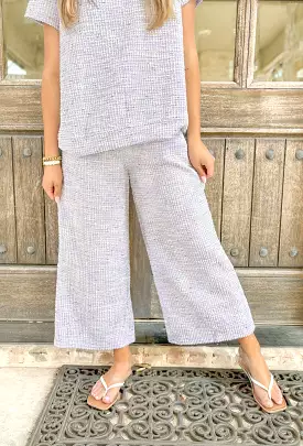 Paris Mornings Tweed Wide Leg Pants