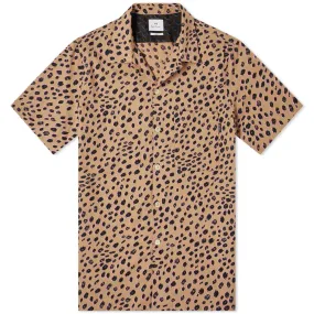 Paul Smith Leopard Print Vacation ShirtTan & Pink