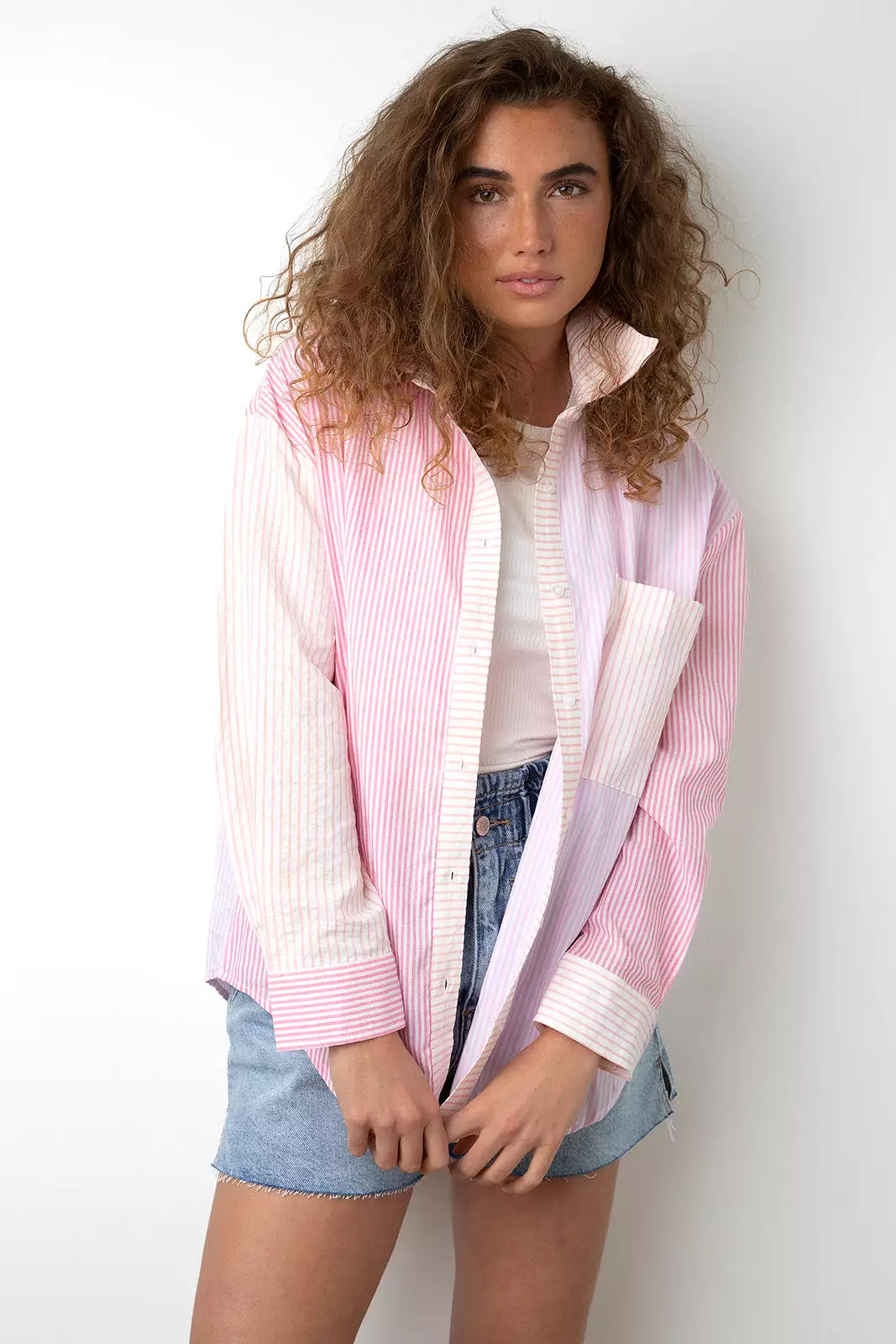 Pink Paradise Button Up FINAL SALE