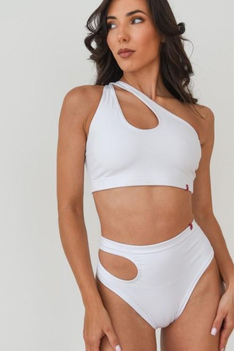 Pole Addict Mesmerised Top - White