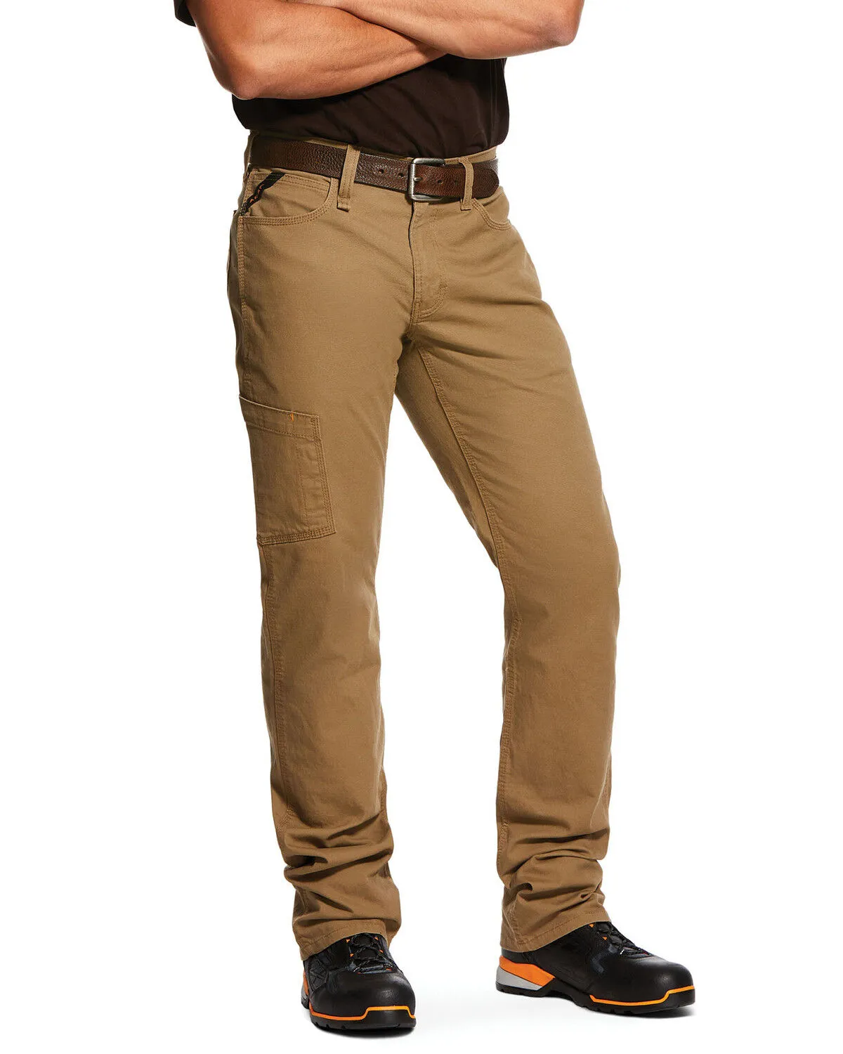 Product Name:  Ariat Men's Khaki Rebar M4 Made Tough Durastretch Straight Leg Work Pants - Big