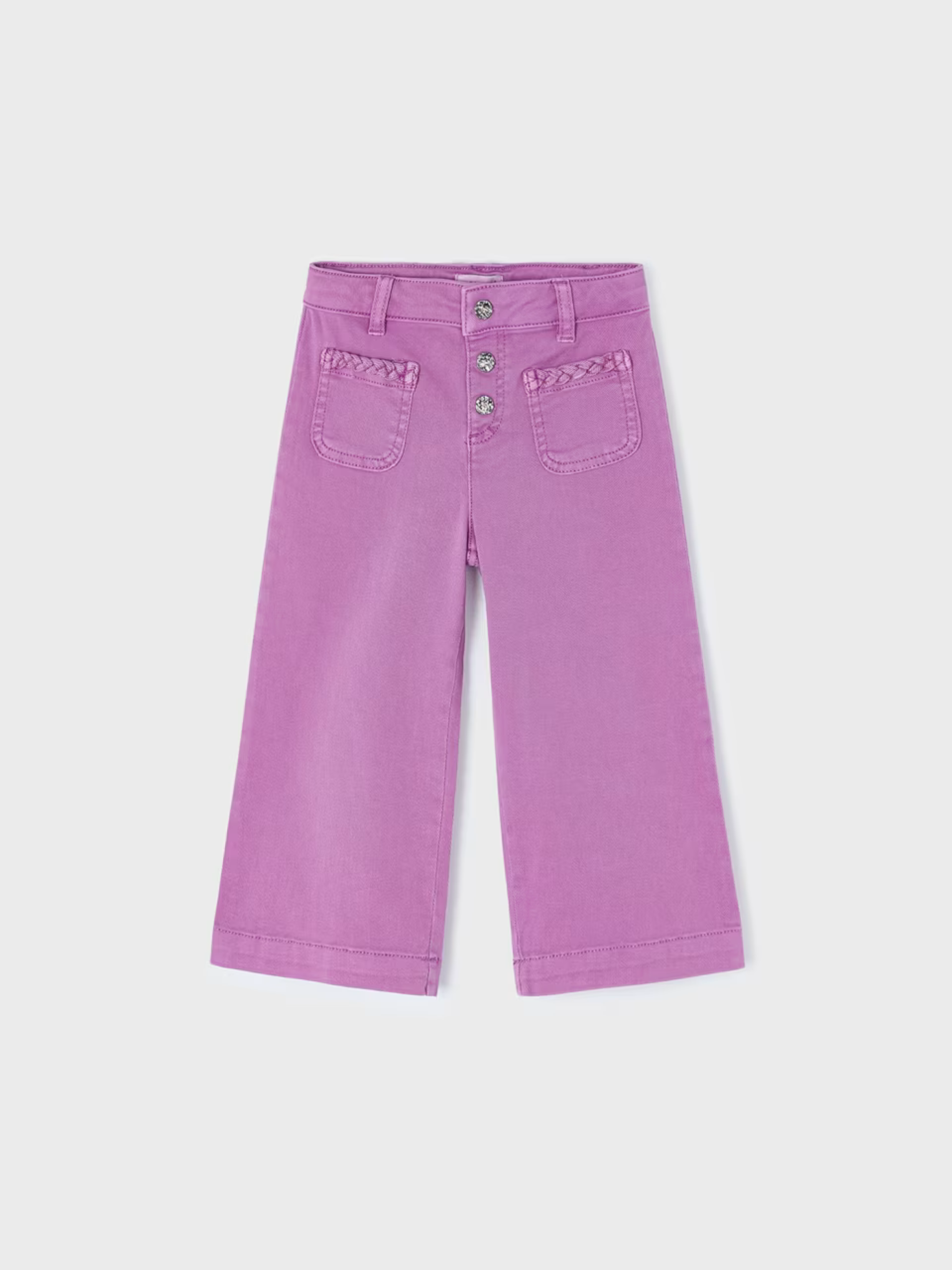 Purple Wide Leg Jeans - Big Girl