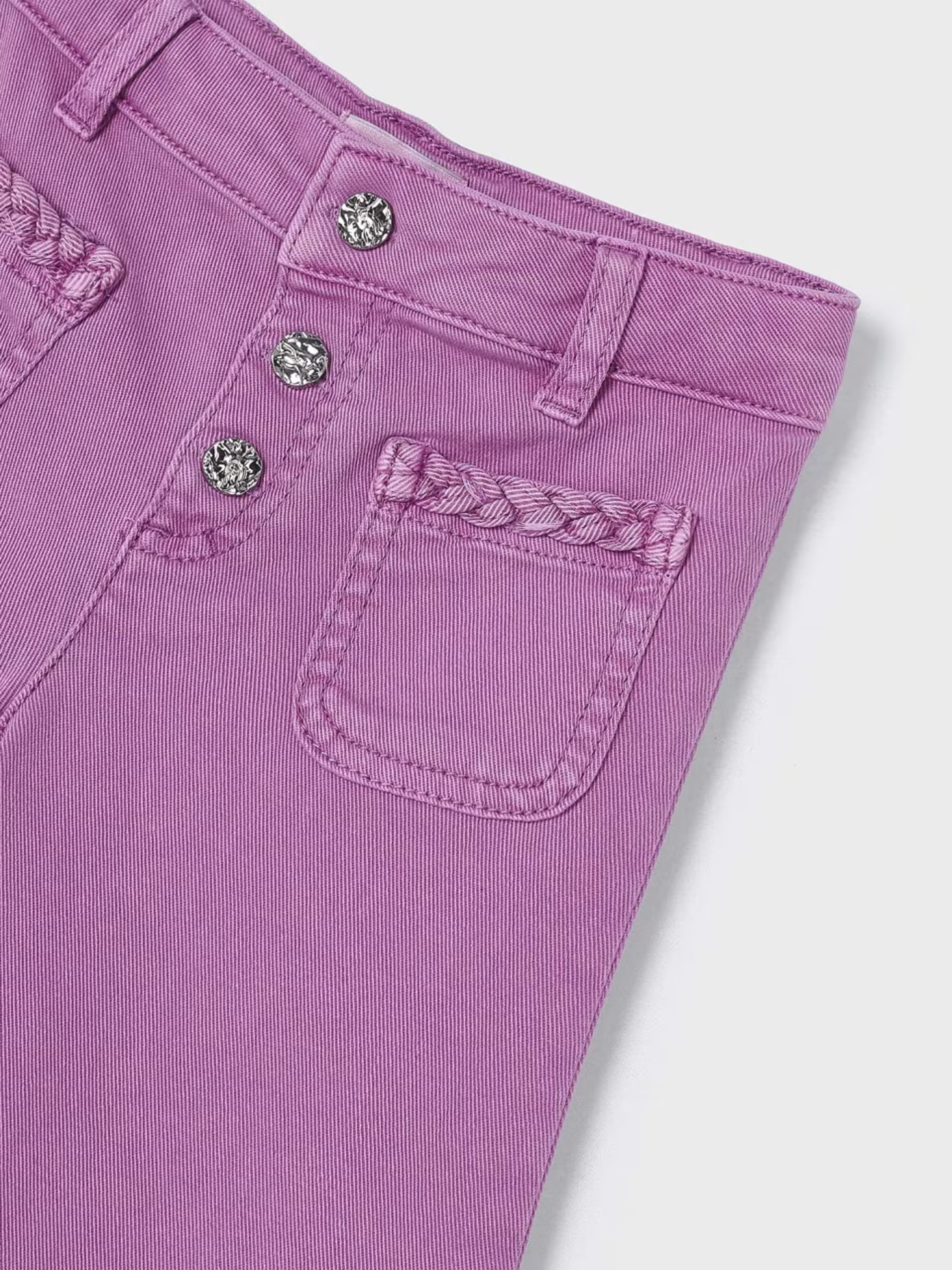 Purple Wide Leg Jeans - Big Girl