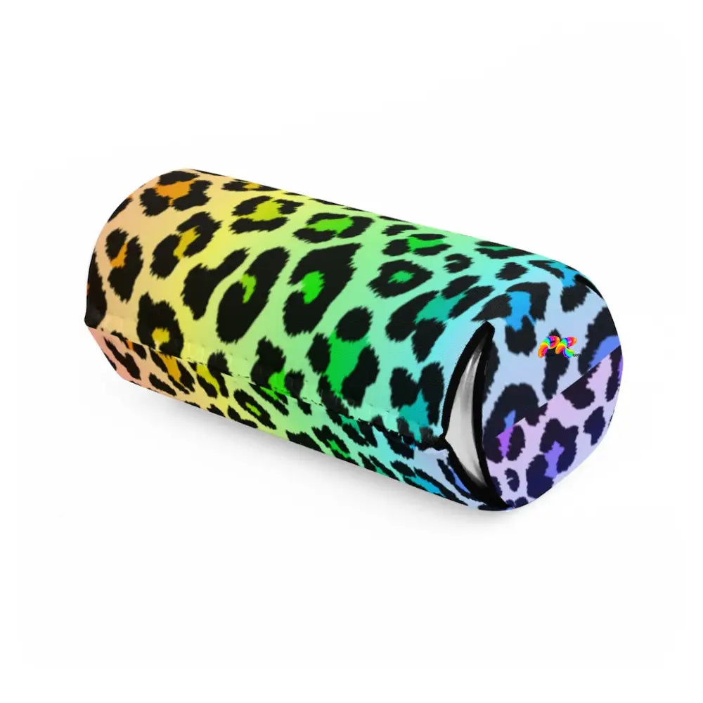 Rainbow Leopard Print Energy Drink Cozie