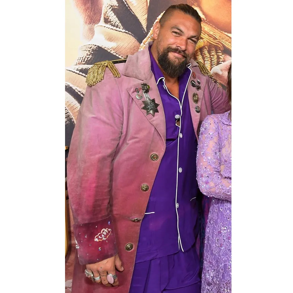 Slumberland Jason Momoa Burgundy Coat