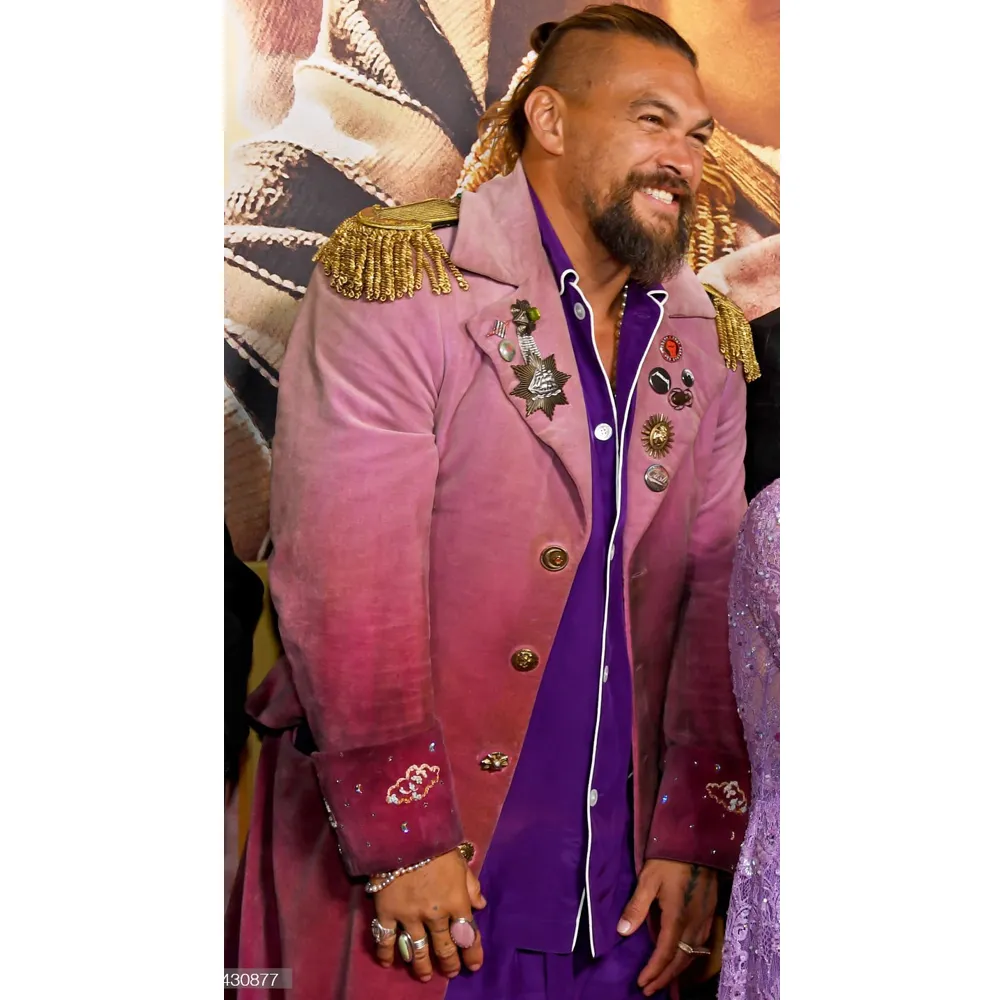 Slumberland Jason Momoa Burgundy Coat