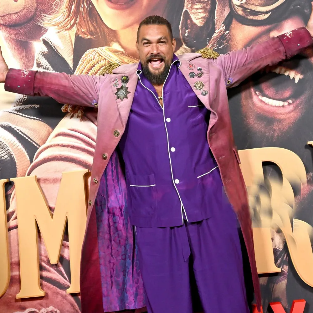 Slumberland Jason Momoa Burgundy Coat