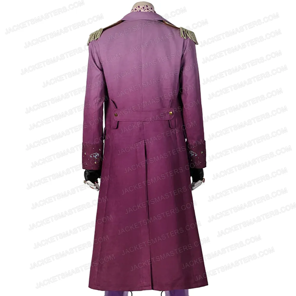 Slumberland Jason Momoa Burgundy Coat