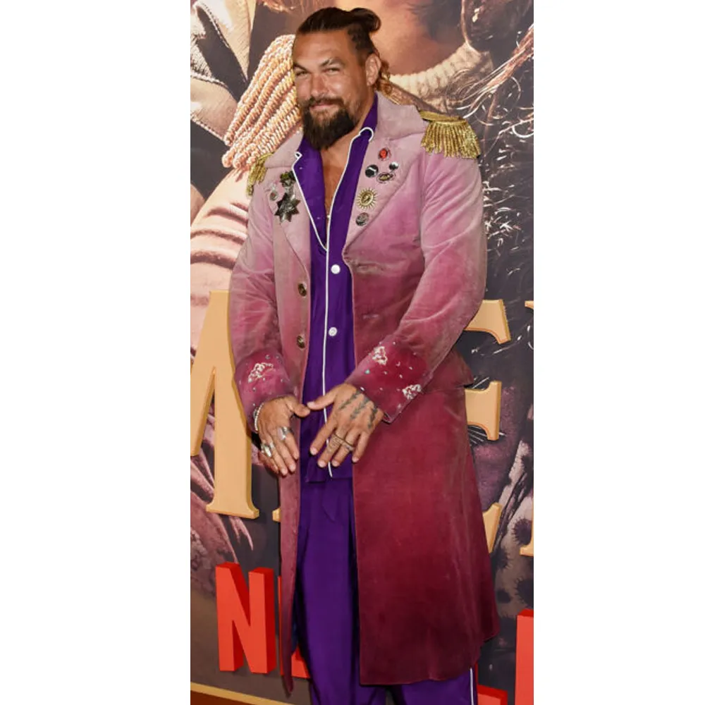 Slumberland Jason Momoa Burgundy Coat