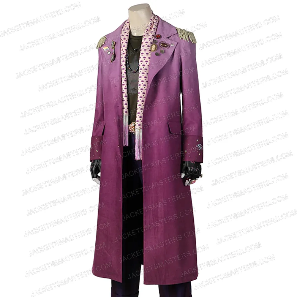 Slumberland Jason Momoa Burgundy Coat