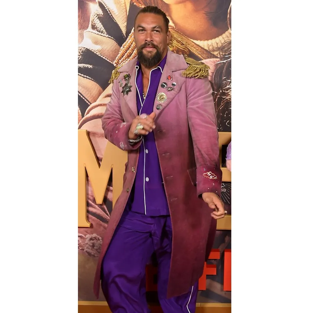 Slumberland Jason Momoa Burgundy Coat